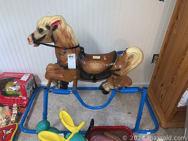 MaxSold Auction: This online auction features furniture such as tables, bookcases, dressers, dining table set, vintage vanity, outdoor furniture, benches and others, vases and pots, fountains and other garden decor, utility screens, vintage bike, vacuums, Christmas china, chandelier, kitchenware, small kitchen appliances, vintage cookie jars, toys, dolls, Lenox figurines, linens, Cottontale cottages, fall decor, Christmas decor, shingles, ladders and much more!