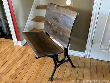 MaxSold Auction: This online auction includes furniture such as a kid’s school desk, vintage schoolhouse bench and others, books and comic books, carved wooden items, Otagiri Japan ware, Wedgwood and other china, Nambe bowls, vintage dishes and other servingware, hanging brass chandelier, metal wire rack, vintage Dominion hair dryer, Roxx, Meccano, action figures and other toys, trading cards, MCM sconces, Rincan radio, silverplate items, wine glass shades, vintage Pogs and many more!