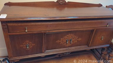 MaxSold Auction: This online auction features desks, games, vinyl records, CDs, leather furniture, art pottery, teacup/saucer sets, Depression glass, small kitchen appliances, men’s clothing, pet products, office chairs, art glass, office supplies, printer, yard tools, vintage trunks, camping gear, and much, much, more!!!