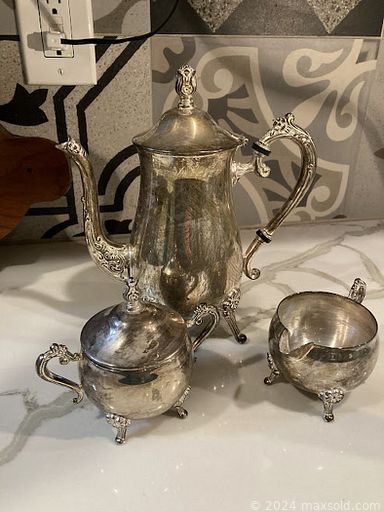 MaxSold Auction: This online auction features vintage dishes, vintage tea cups and saucers, vintage Royal Albert Crown - Paragon china -  Alfred Meakin - Royal Caledonia tea cups and saucers and china,  vintage lamps, collection of albums, collection of vintage ties, vintage patterns & sewing books, jewelry, vintage patches & pins, glassware, magazines, swivel mirror, vintage matchbooks, sewing machine, candle holders and much more.