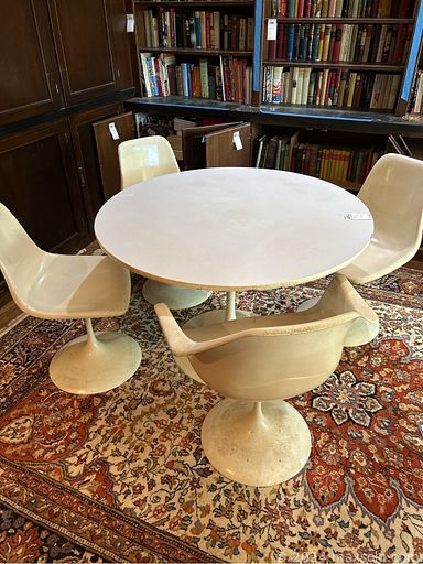 MaxSold Auction: This online auction features area rugs, office supplies, stamps, vinyl records, copper molds, small kitchen appliances, teapots, Asian china cabinets, Foo Dogs, Boehm animal statues,  Depression glass, angel collection, accordion, wood carvings, yard tools, chainsaw, planters, power & hand tools, and much more!!!