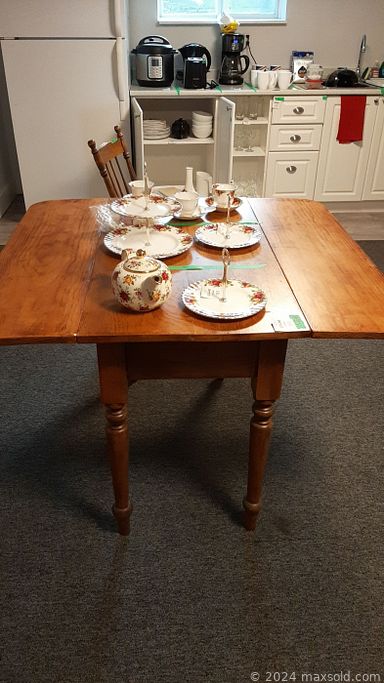 MaxSold Auction: This online auction includes furniture such as armchairs, boardroom table, cabinets, office desks, patio chairs, shelf units and others, wall art, hardware, desk lamp, office supplies, hose reel, lawnmower and other yard tools, Royal Albert and other china, small kitchen appliances, kitchenware, electronics and more!