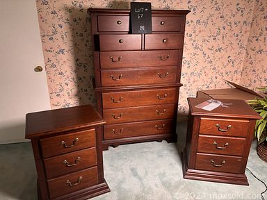 MaxSold Auction: This online auction features mini-refrigerator, portable organ, TVs, wood sculpture, stereo components, MCM dishes, collector plates, vintage games table, side boards, vintage dressers, sleigh bed, vintage hair dryer, hand tools, Disney ornaments, patio furniture, wine rack, small kitchen appliances, and more!