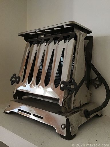 MaxSold Auction: This online auction features stereo components, Stangl pottery, vinyl records, art glass, bar cabinet, display cases, pet products, vintage toaster collection, Hoosier cabinet, office supplies, sewing machine, printer, area rugs, rolltop desk, patio furniture, yard tools, canoe, lawnmower, power & hand tools, ladders, fishing gear, secretary desk, costume jewelry, horse saddle, and much more!