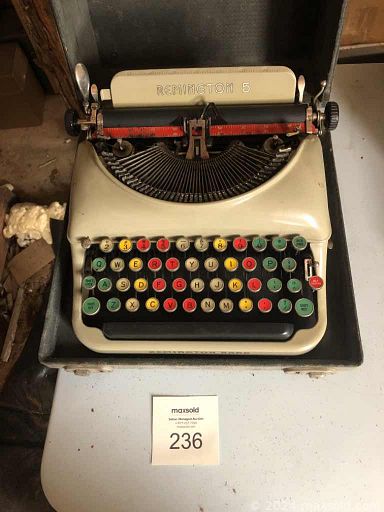 MaxSold Auction: This online auction features costume jewelry, TV, antique souvenir spoons, watches, vintage CorningWare, small kitchen appliances, vintage Pyrex, Hummels, exercise equipment, Hilborn pottery, framed wall art, office & art supplies, comics, depression glass, vinyl records, hand tools, hurricane lamps, vintage typewriters and much more!