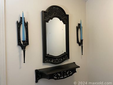 MaxSold Auction: This online auction includes original paintings, furniture such as a hallway table, dining table, barrister bookcase, chairs, storage cabinets, filing cabinets, tool chest, computer desk, recliner chair, swivel chairs, accent table, MCM side table, foot stools and others, milk glass lamps, garden tools, carving stones, stained glass pieces, Jobmate drill press and other tools, art supplies, vintage ephemera, accessories, sculptures, clothing and many more!