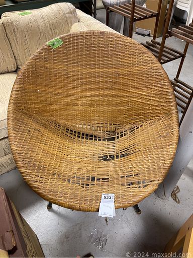 MaxSold Auction: This online auction features furniture such as a Spanish Revival style dresser, MCM dining table set, wicker chairs, MCM chairs, tables, shelving units, drawers, Spanish Revival bench and others, exercise equipment such as an exercise bike, weights, Avita gym and others, Danbury Mint, vintage cameras, Queen Elizabeth memorabilia, Heritage Club / Heritage Press collectible classics and other books, kitchenware, small kitchen appliances, yard tools, Poulin Pro ride on mower, cuckoo clock, baskets, pottery, office supplies, rugs, lamps, toys, clothing, accessories and much more!