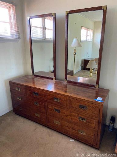 MaxSold Auction: This online auction features a wooden chest, vintage wooden nightstand, bar cart, Berkeley House dishware, appliances such as rice cooker, coffee maker, waffle maker, floor lamp, cleaning supplies and much more!