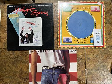 MaxSold Auction: This online auction features vintage door knobs, desktop computer, antique tins, vinyl records, game, stereo components, comics, refrigerator, LOR miniatures, upholstery fabric, drum kit, art books, model ships, lawn mower, decorative plates, power tool, banknotes, dehumidifier, guitar, and more!