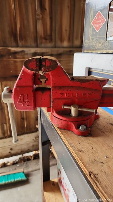 MaxSold Auction: This online auction features stereo components, window AC unit, cedar blanket chest, sewing machine, stained glass hanging lamp, Hummel figurines, Fenton glass, blue glass, cuckoo clock, bird cages, model trains, lawnmower, hand tools, fishing gear, toolbox, teacup/saucer sets, firepit, vinyl records, area rugs, yard tools and much more!