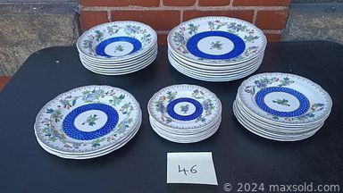 MaxSold Auction: This auction features Vintage Window Panes, a Mid-Century Rockport Wood Bench, a Vintage Travel Case, a Vintage Provincial Stool, Antique Child\'s Chair, 20 Gallon Crock Huge, New Haven Clock, Vintage Wedgwood Plates, Vintage Wooden Chest, Antique Mirrored Dresser, 20th Century Watercolor Painting and much more.