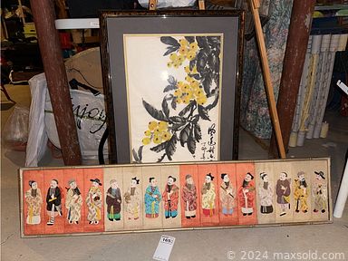 MaxSold Auction: This online auction includes Mother of Pearl flatware, Noritake servingware, kitchenware, small kitchen appliances, jewelry such as necklaces, rings, pins and others, accessories, wall art, books, pewter items, ephemera, animal figurines, ceramics, Lladro, Wedgwood, lamps, electronics, toys, DVDs, Judaica, mirror, seasonal decor, furniture such as chairs, dresser, desk and much more!