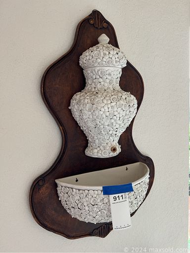 MaxSold Auction: This online auction features TV, room divider, Mexican pottery, glass top table & chairs, patio furniture, Mid Century secretary & credenza, canopy bed, decanter set, wall fountain, ladders, garden tools, refrigerators, upright freezer, washer, dryer, and much more!!