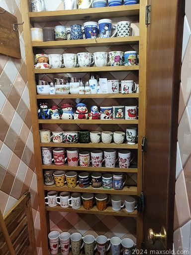 MaxSold Auction: This online auction includes vintage console organ, antique china, antique lamps, furniture such as antique cane chairs, antique quilt cabinet, MCM rocking chair, kitchen table, wooden dressers, electric lift chair and end tables, Avon collectibles, antique safe, holiday decor and much more!