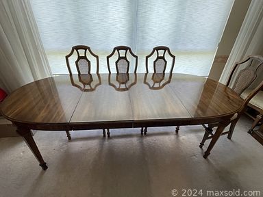 MaxSold Auction: This online auction features computer desk, area rugs, vintage light fixtures, sewing machine, collector cups & plates, earthenware jars, BMP, teacup/saucer sets, curio cabinets, Royal Doulton figurines, Astri Holthe pewter, art glass, collectible spoons, Baldwin Organ, chandelier, depression glass, mini-fridge, and much, much, more!!!