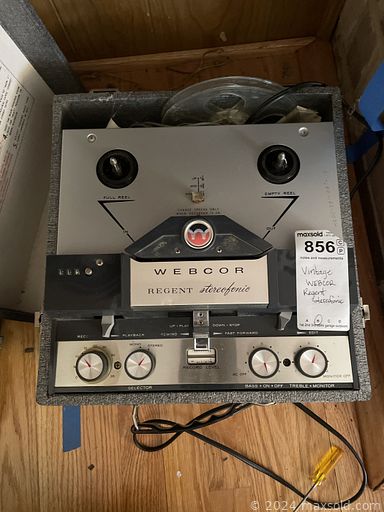 MaxSold Auction: This online auction features pool table, wall masks, hurricane lamps, decorative plates, vintage insulators, vinyl records, vintage curio cabinet, vintage secretary desk, crocks, table lamps, vintage books, upright piano, clarinet, violin, wheelchair, area rug, small kitchen appliances, office supplies, stereo components, vintage typewriter, games, puzzles, vintage children’s books, stamps, milk glass lamps, costume jewelry, yard tools, hand tools, and much, much, more!!!