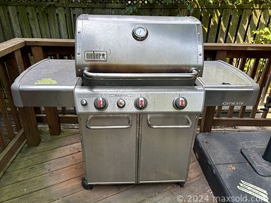 MaxSold Auction: This online auction features patio furniture, BBQ grill, barstools, silk kimono, KLM houses, art glass, blue & white ceramics, small kitchen appliances, wetsuit, pet products, exercise equipment, yard tools, area rugs, rolling toolbox, and much, much, more!!!