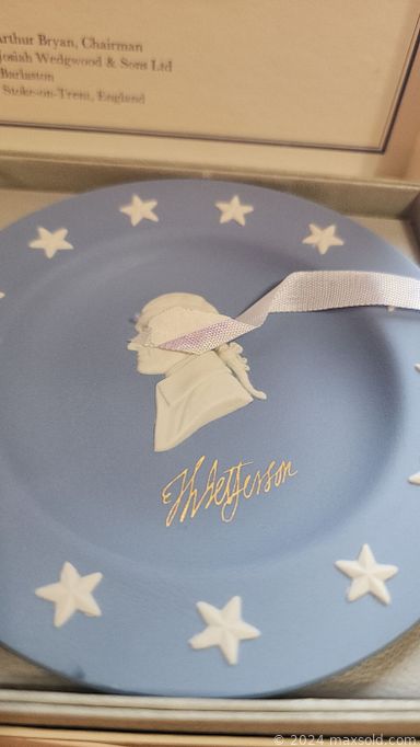 MaxSold Auction: This online auction features refrigerator, garden art, sleeper sofa, exercise equipment, sterling jewelry, desk & chair, Wedgwood state seal series, small kitchen appliances, sewing notions, secretary desk, ginger jar, rug runners, costume jewelry, vintage books, stereo components, office supplies, power & hand tools, yard tools, and much more!!