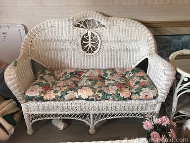 MaxSold Auction: This online auction includes furniture such as dressers, shelving units, drop-leaf table, Sklar-Peppler wood table, china cabinets, wicker chairs and others, kitchenware, small kitchen appliances, faux trees, Royal Doulton figurines and other decor, silver-plate, cleaning supplies, Royal memorabilia, clocks, vanity set, clothing, accessories, jewelry, linens, electronics, mirrors, seasonal decor, porcelain dolls, office supplies, refrigerator, hardware, gardening decor and supplies, yard tools, mirror art, Flex Master home gym and many many more!