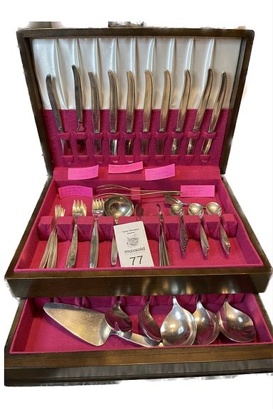 MaxSold Auction: This online auction features office supplies, area rug, demitasse cups, international instruments, thimble collection, vintage bamboo chair, vintage games, vintage jewelry, antique pocket watch, souvenir spoon, coins, patio furniture, upright piano, vintage books, art pottery, teacup/saucer sets, desk, TV, hand tools and much more!