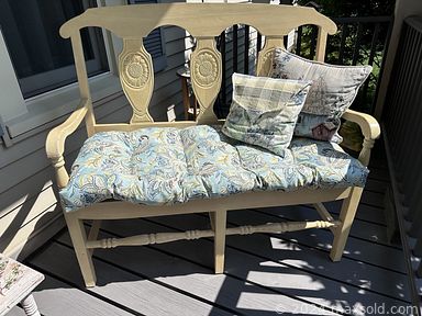 MaxSold Auction: This online auction includes vintage Corningware, Arcoroc glassware, servingware, small kitchen appliances, candles, toys, electronics, books, vintage currency, textile art and other wall art, vintage hamper, McCoy vase, John Nelson carvings, figurines and other decor, linens, seasonal decor, art supplies, bags, accessories, jewelry, Stampin’ Up rubber stamps, ladder, wash tub basin, drill stand, birdhouses, tools, hardware, furniture such as chairs, cabinet, bench, tables and much more!