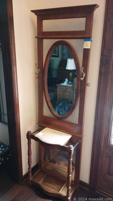 MaxSold Auction: This online auction includes furniture such as a dining table, cabinets, folding chairs, dining table, desk with hutch, chairs, reclining chair, wooden buffet, metal wine cabinet, settee and others, glassware, kitchenware, small kitchen appliances, pottery, wine accessories, artworks, pottery, decorative trolley, books, magazines, linens, decorative plates, lamps, Cadet snowblower, Echo blower, yard tools, power tools, rugs, seasonal decor, home health aids and much more!