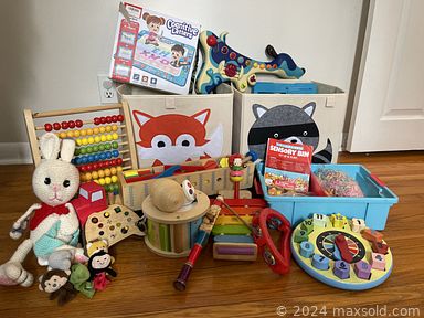 MaxSold Auction: This online auction features costume jewellery, toys, kids musical instruments, antique vanities, beauty appliances, children’s books, play mat, small kitchen appliances, rattan furniture, outerwear, electric fireplace, craft supplies, patio furniture, paint supplies, power & hand tools, desk & chair, camping supplies, winter tires, lawn mower, Pokemon cards, video games, and much, much, more!!!