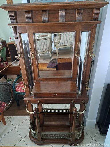 MaxSold Auction: This online auction features Japanese woodblock prints, Mark Seabrook artwork, antique pottery crocks, folk art wood carving, bongos, watches, jewelry, brass & crystal chandelier, outboard motor, stereo components, coins, Hummels, Moorcroft vases, PEZ dispensers, vinyl records, action figures, teacup/saucer sets, vintage toys, antique dolls, area rug, antique furniture, engagement ring and much more!