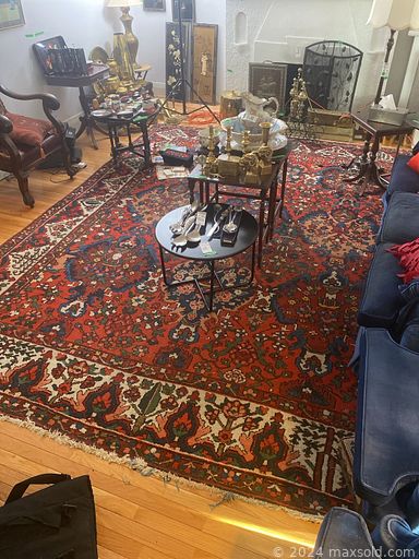 MaxSold Auction: This online auction includes furniture such as nesting tables, sideboard, side tables, gateleg table, chairs, bookcases, folding tables and others, kitchenware, small kitchen appliances, wall art, mass, heaters, Seville fan, crystalware, coins, stamps, office supplies, cleaning supplies, dolls, memorabilia, copperware, silverplate, linens, vases, Queen Anne and other china, lamps, jewelry, accessories, pillows, ceramics, VHS tapes, DVDs, rugs, pottery, ladder and many more!