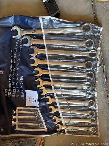 MaxSold Auction: This online auction includes furniture such as an antique dresser, desk, shelf wood cabinet, game table, rolling stand, dresser with mirror, antique buffet, cabinets, side tables, floral sofa, rocker chairs, green rocker recliner, reclining sofa, futon and others, seasonal decor, handtruck, Skilsaw circular saw and other tools, hand tools, decorative plates, home health aids, Pentax camera, accessories, clothing, sterling silverware, assorted crystal dishes, hurricane spin scrubber, lamps, linens, decor, wicker baskets, small home appliances, books, kitchenware, small kitchen appliances, freezer, Whirlpool washer, dryer. golf clubs, suitcases, toys, terrarium, craft items, tools, sewing machine and supplies, linens,  Nordictrack recumbent bike and many more!