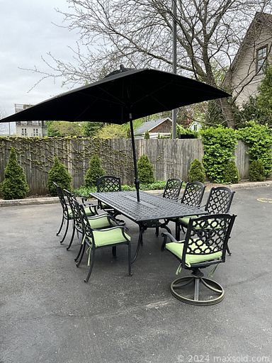 MaxSold Auction: This online auction features Asian wooden figures, perfume bottle, Robert Batemam art, Japanese Tsuba collection, Japanese woodblock prints, Chinese jade carvings, lacquered boxes, Japanese scrolls, art pottery, watches, Lladro figurines, stone sculpture, pearl jewelry, teacup/saucer sets, antique cloisonne vessels, vintage pipes, Belleek Irish china, Royal Doulton figurines, area rugs, Captain\'s chests, vinyl records, antique commode cabinets, doll house, patio furniture, and much, much, more!!