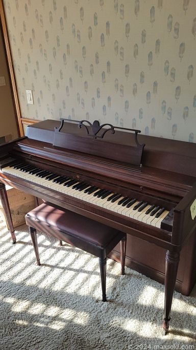 MaxSold Auction: This online auction features generator, Disney collectibles, yard tools, BBQ grill, patio furniture, DVDs, games, TVs, children’s books, upright piano, printer, computer desk, office supplies, rolltop desk, milk glass, small kitchen appliances, toys, games, art supplies, bookcases, art pottery, mini fridge, Hess trucks, and much more!