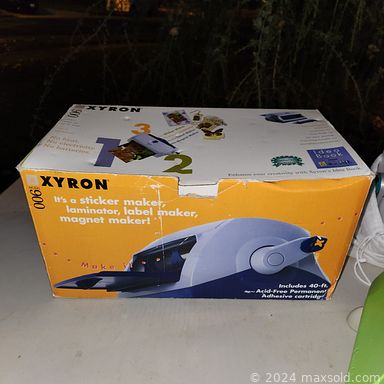 MaxSold Auction: This online auction features a Zeny washing machine, crafting supplies, fabric swatches, books and magazines, vintage Gameboys, Cherished Teddies collection, Beanie Babies, kitchenware, small kitchen appliances, cameras, DVDs, desktop umbrella swift yarn spinner, home health aids, bicycle, Janome sewing machine, display stands, office chair and much more!