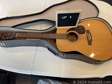 MaxSold Auction: This online auction features desk, guitar, amp, Carnival mask, Coca-Cola collectible, floor & table lamps, leather couch, golf clubs, small kitchen appliances, doll house accessories, puzzles, bird cage, DVDs, vinyl records, binoculars, vintage bedroom furniture, cookbooks and much more!