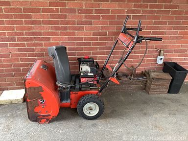 MaxSold Auction: This online auction features yard art sculpture, snow blower, scrap metal, clocks, vintage photos, cameras, art pottery, vinyl records, live plants, TVs, hand tools, vintage games, camping tent, sofa bed, area rug, barrister bookcase, telescopes, microscopes and much more!