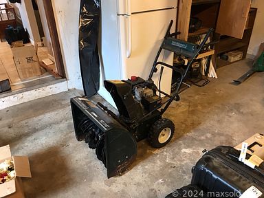 MaxSold Auction: This online auction includes furniture such as an antique washstand, dressers, nightstands, headboard, tables, chairs, roulette bar table, sofa, Bentwood chairs and others, clock parts, pottery, artificial plants, copperware, early butter churn, tools, hardware, Yard Machines snowblower, lamps, seasonal decor, sculptures, mirror, artworks, carvings, Astrolabe, clocks, household supplies, carvings, antique scales and much more!