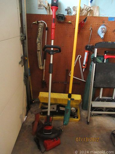 MaxSold Auction: This online auction features sculpture, clock, rugs, folding chairs, armchair, jackets, furnishings, tableware, decanter and collectibles. Also includes glassware, ovenware, tableware, figurines, wall art, toaster, Hamilton coffee system, grinder, yard tools, drill bits, electric tools and disc sander. Also includes stereo system with speakers, dry sink, wine cabinet, dinnerware, Pyrex, rugs and Décor and much more!