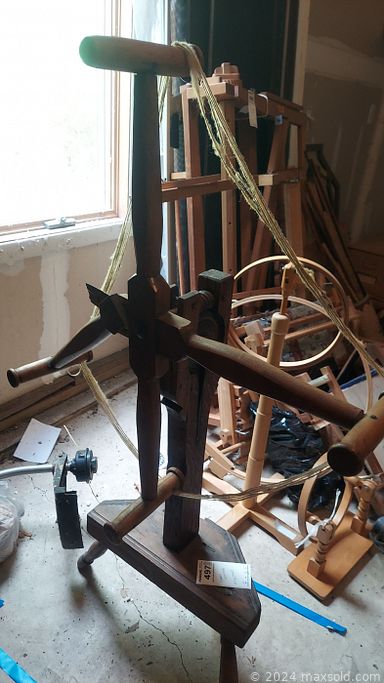 MaxSold Auction: This online auction features wood carvings, depression glass, art glass, antique Japanese china, art pottery, pew bench, tavern puzzles, Folk Art decor, clay figures, Brazilian china, signed Pueblo pottery, Redware, rattan furniture, yard tools, loom equipment, upright piano, spinning wheel, carved wood trunk, Japanese Lustreware, camel saddle, Peruvian Folk Art, novelty teapots, tribal instruments, and much, much, moreA!!