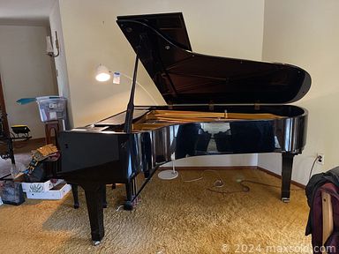 MaxSold Auction: This online auction features Young Chang grand piano, John Deere mower, Samsung TVs, furniture such as Danish modern dining table, dressers, entertainment center and bookcases, model train sets, kitchenware, framed wall art, lighting, power tools and much more!