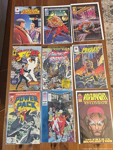 1990s Comic Books mix Lot — Marvel, Valiant, Image (9 Issues) (1 of 4)