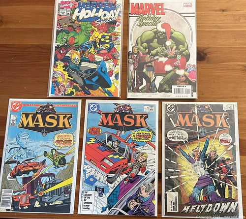 Lot of M.A.S.K. comics & 1993 Marvel Holiday Special (Multiple) (1 of 6)