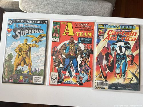 Mixed Comic Lot: Superman, The A-Team, Captain America (1 of 5)
