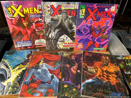 MARVEL - Hyatt GOLD - Marvel XL Masterpieces all Serial numbered - lot of 7