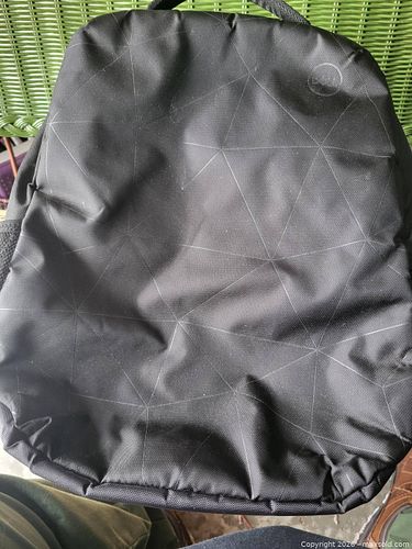 Dell Laptop Backpack — Black with Blue Interior Accents (1 of 6)