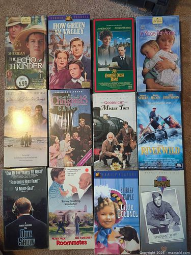 12 VHS Tapes Assorted Drama, Comedy & Classic Films (1 of 5)