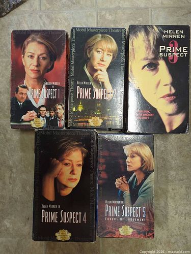Prime Suspect (Helen Mirren) TV Miniseries — 5 VHS Tapes (1 of 4)