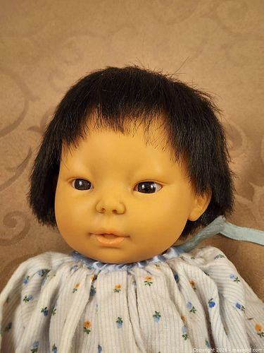 13" Asian baby boy doll. Anatomically correct vinyl doll (1 of 4)