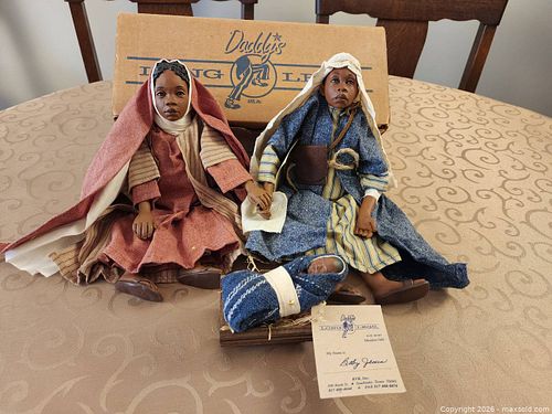 Daddy's Long Legs Nativity Set: Mary, Joseph & Baby Jesus (1 of 8)