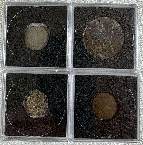 Foreign coins 1876 - 1900 (1 of 12)