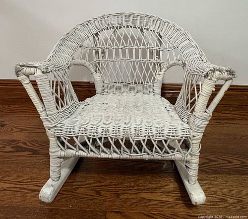  Wicker Rocking Chair for Child (1 of 7)